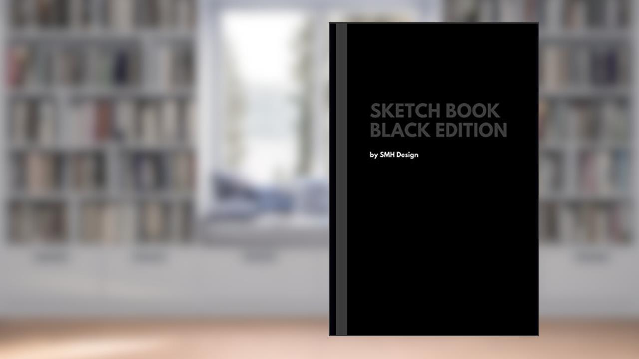 Sketch Book Black Edition by SMH Design: Sketch Book 6x9 / Black Edition 200 Pages, written by Stefan Michael Heinzen SMH