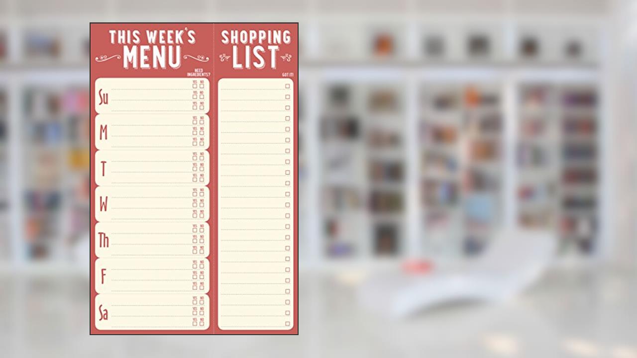 This Week's Menu Daily Planner and Note Pad (60 sheets), written by Peter Pauper Press