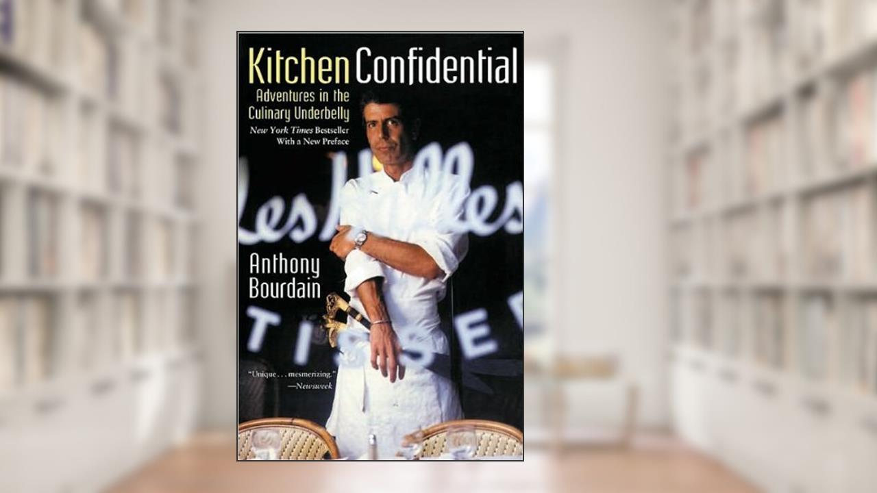 Kitchen Confidential 1ST Edition, written by Anthony Bourdain