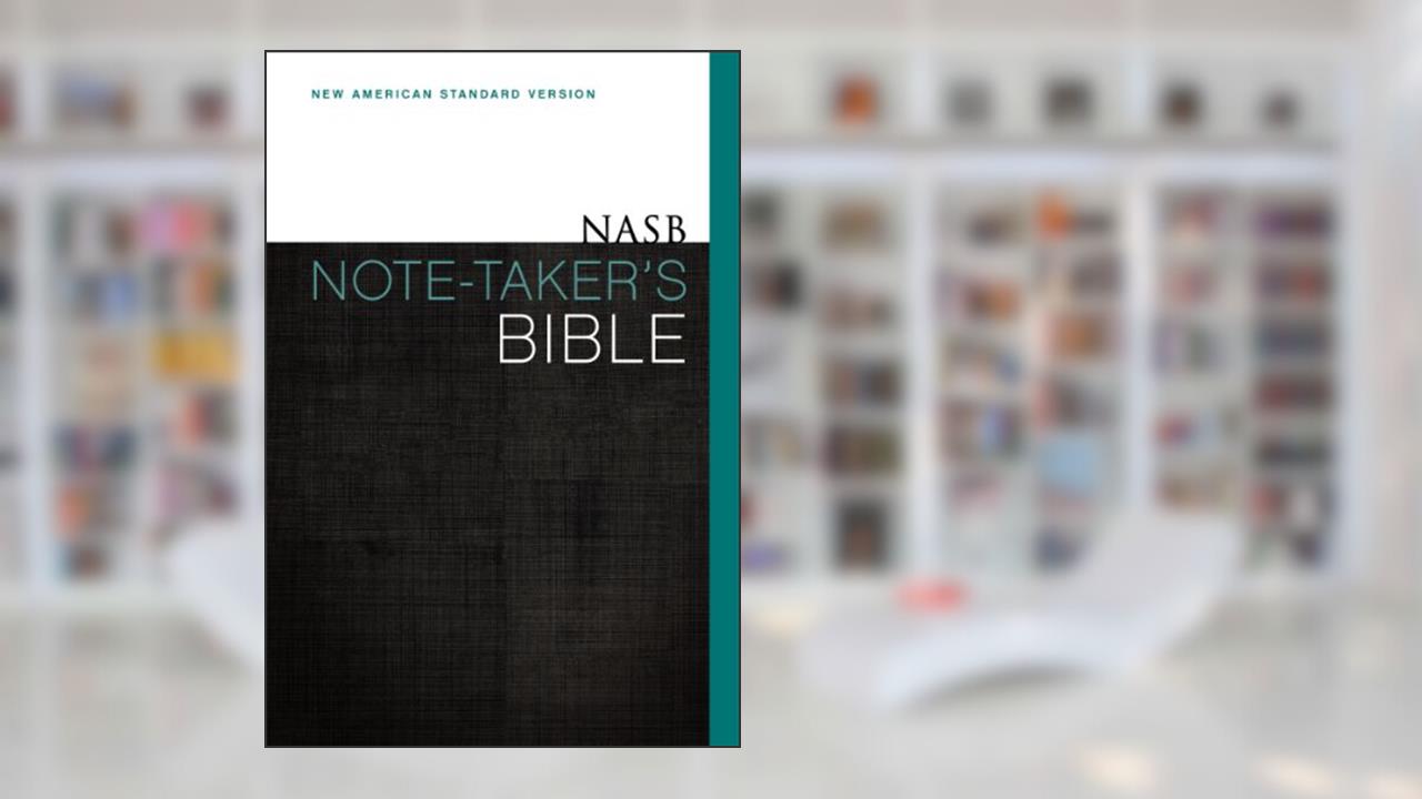 NASB, Note-Taker's Bible, Hardcover, Red Letter Edition, written by Zondervan
