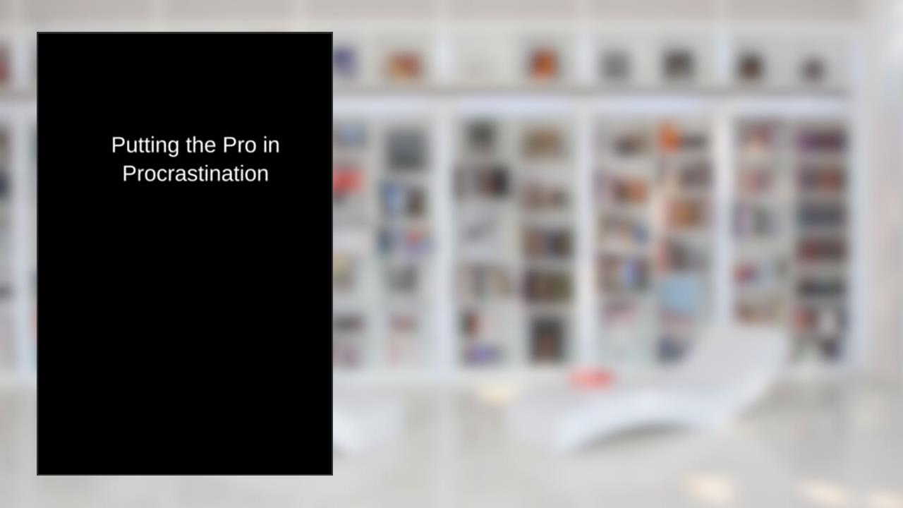 Putting the Pro in Procrastination - A Notebook for the Observers and Note-Takers - Lined notebook, written by Witty Wordsmith