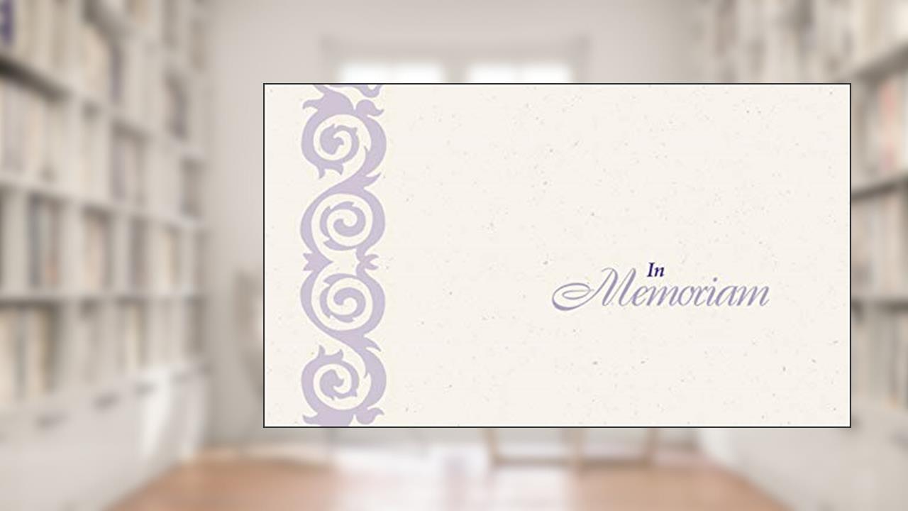In Memoriam Cards: Pack of 25, written by Church Publishing Incorporated