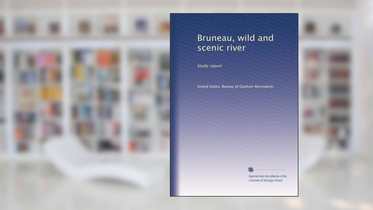 Bruneau, wild and scenic river: Study report, written by . United States. Bureau of Outdoor Recreation.