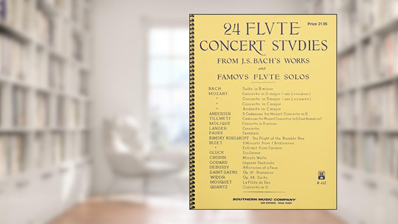 24 Flute Concert Studies: Unaccompanied Flute, written by Various