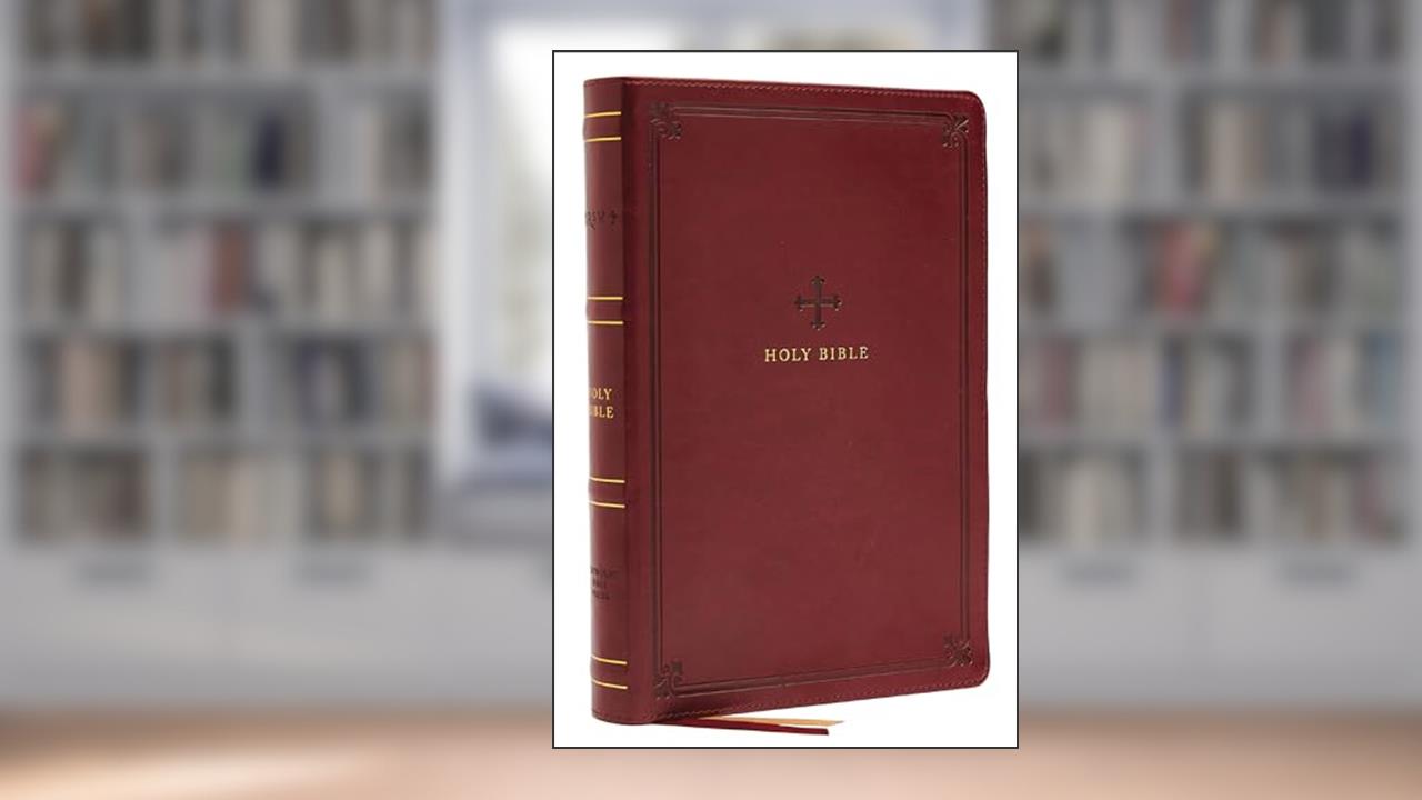 NRSV, Catholic Bible, Standard Personal Size, Leathersoft, Red, Comfort Print: Holy Bible, written by Catholic Bible Press