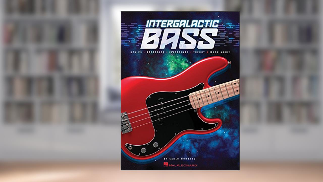 Intergalactic Bass: Scales, Arpeggios, Fingerings, Theory & Much More!, written by Carlo Mombelli