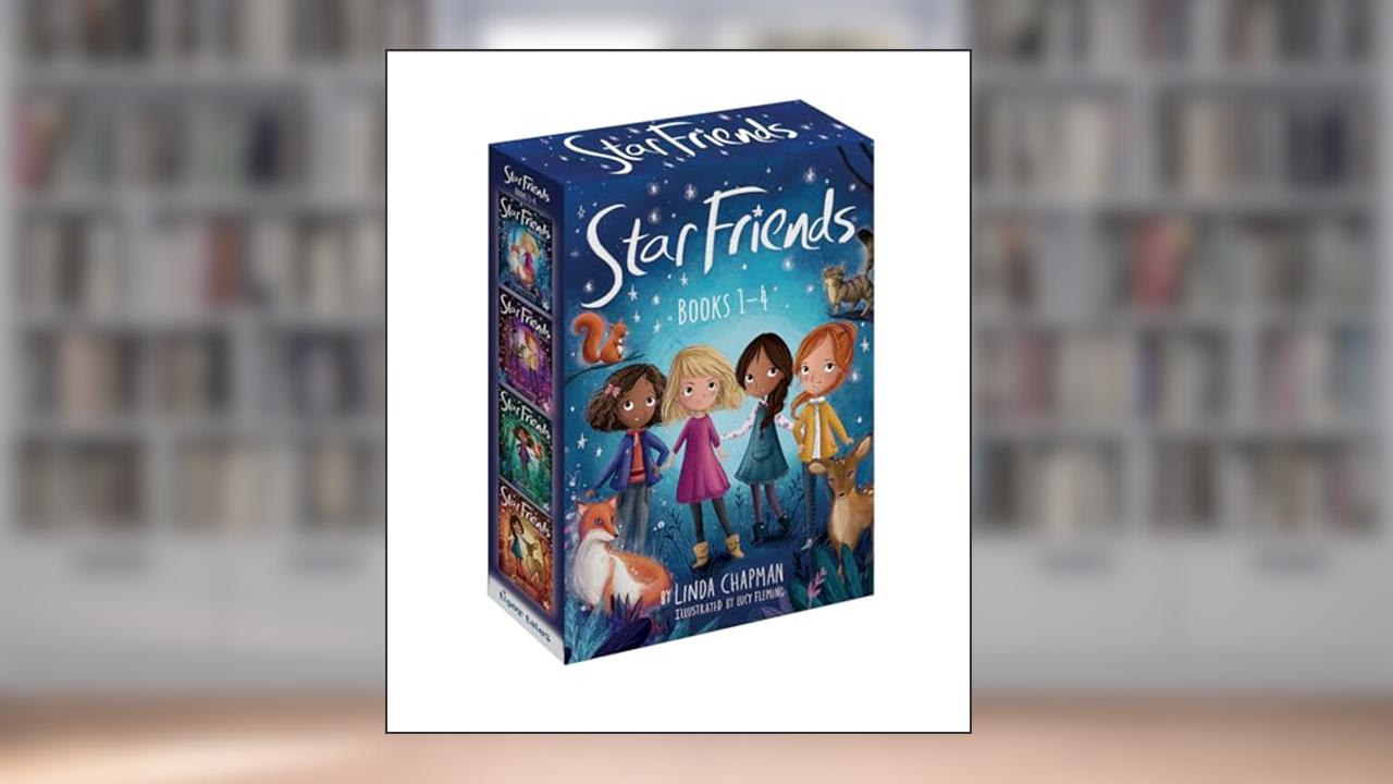 Star Friends 4-Book Boxed Set, Books 1-4: Mirror Magic; Wish Trap; Secret Spell; Dark Tricks, written by Linda Chapman