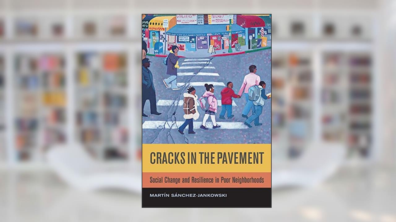 Cracks in the Pavement: Social Change and Resilience in Poor Neighborhoods, written by Martin Sanchez-Jankowski