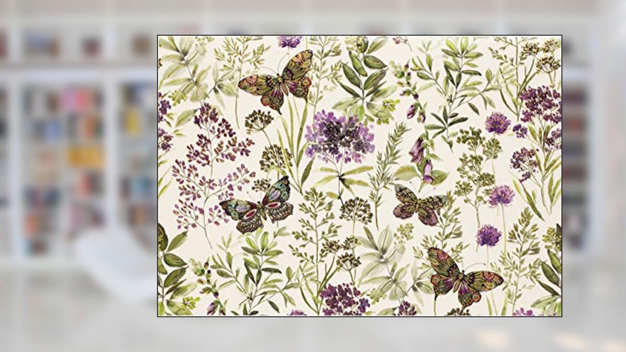 Amethyst Butterflies Note Cards (Stationery, Boxed Cards), written by Peter Pauper Press