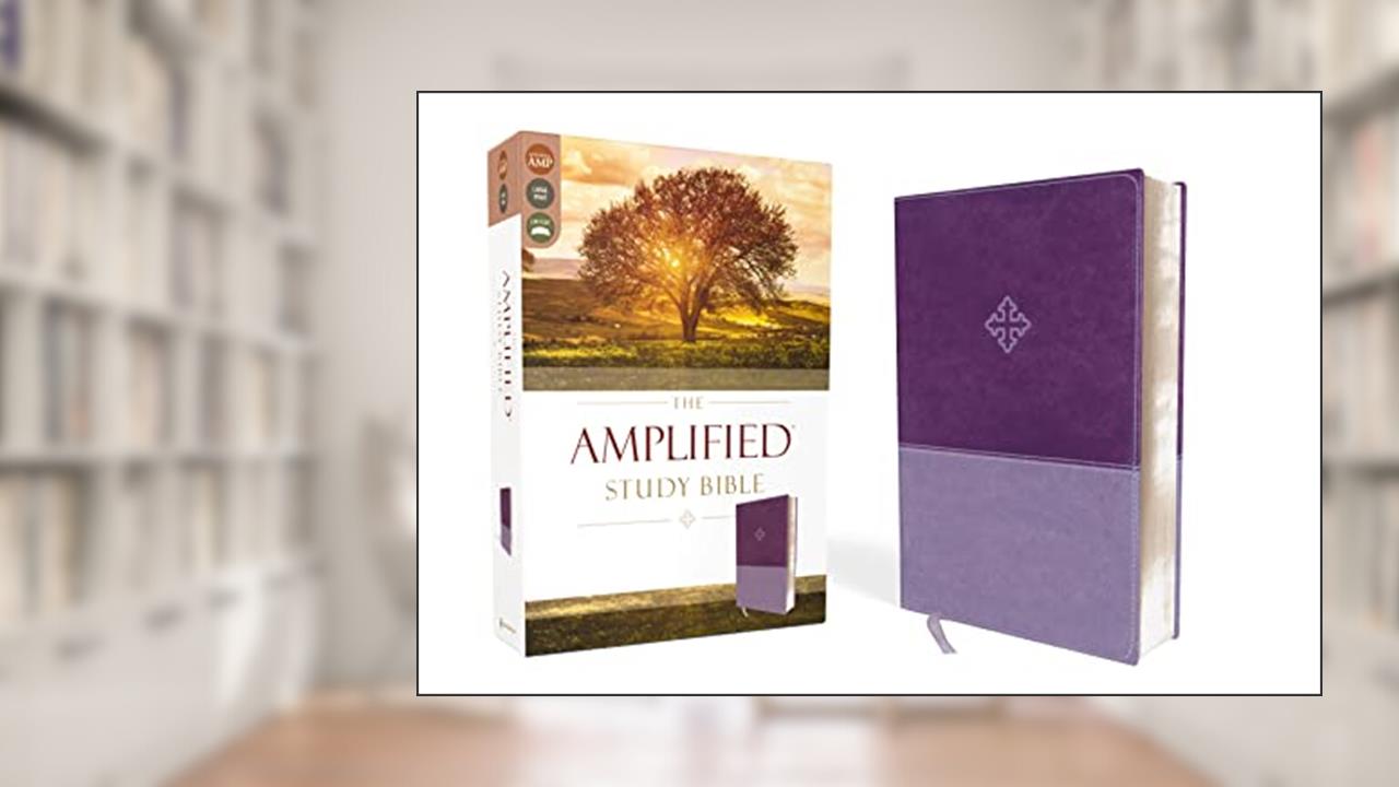 The Amplified Study Bible, Leathersoft, Purple, written by Zondervan