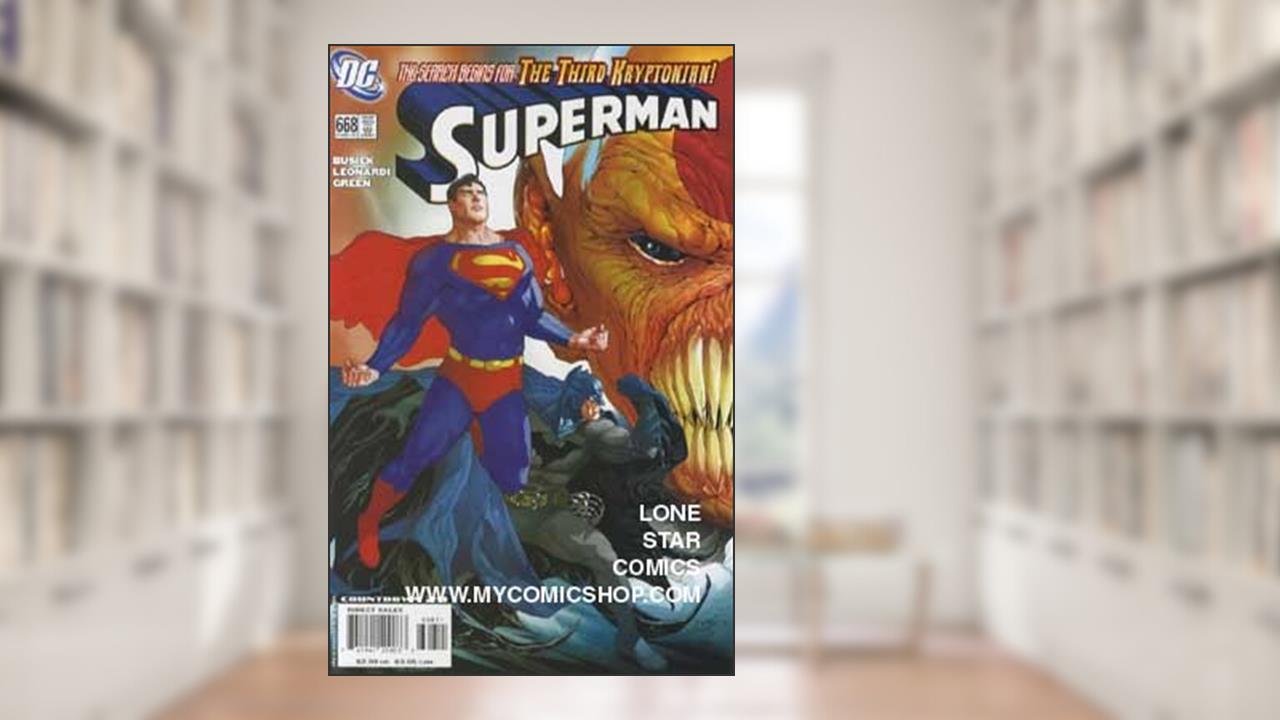 Superman (668) The search begins for The Third Kryptonian, written by Kurt Busiek