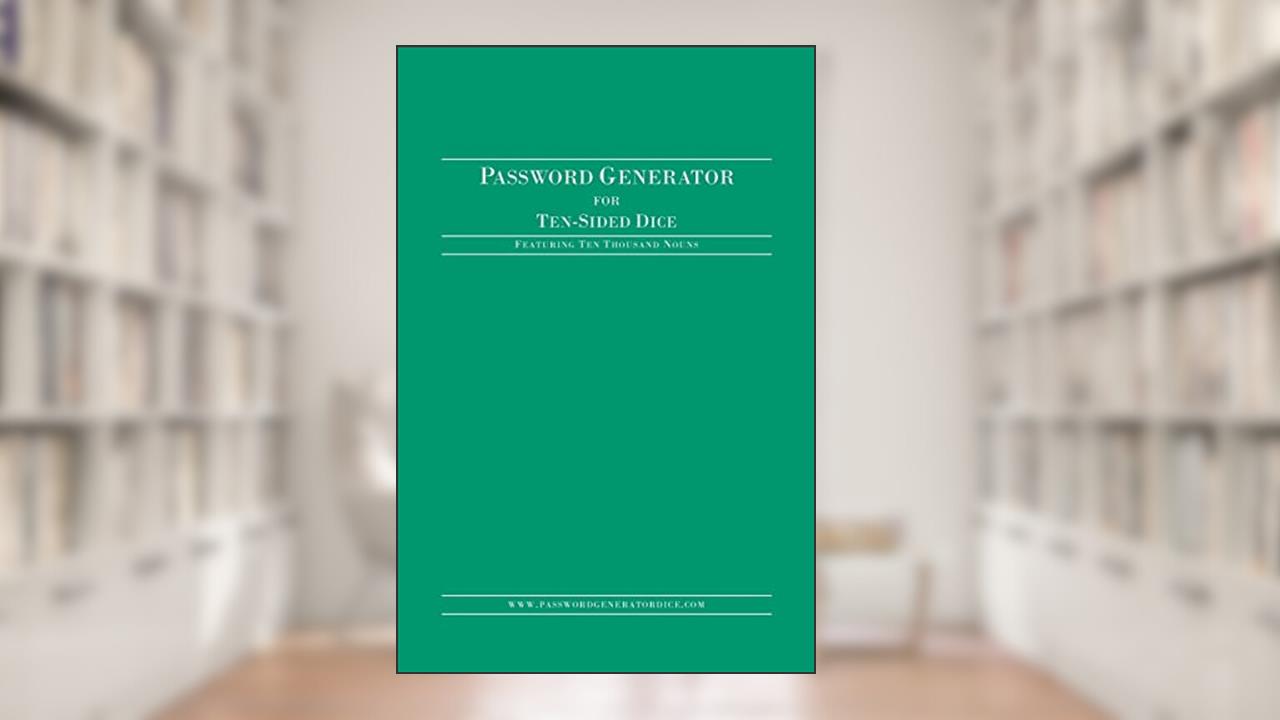 Password Generator for Ten-Sided Dice: Featuring Ten Thousand Nouns, written by www.passwordgeneratordice.com