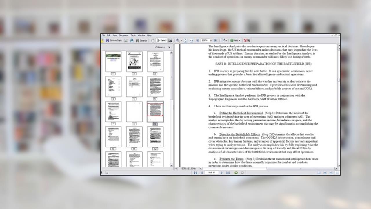 THE INTELLIGENCE ANALYST, written by US Army and www.survivalebooks.com