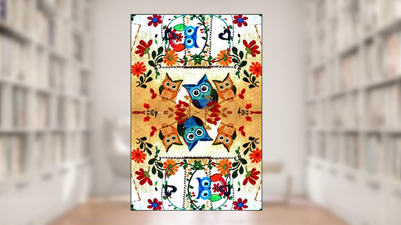 Owl Tapestry Notebook: Blank Journal for Owls and Knitting lovers, 125 pages Lined Notebook 6 x 9 in (15.2 x 22.9 cm), written by upRoot editorial