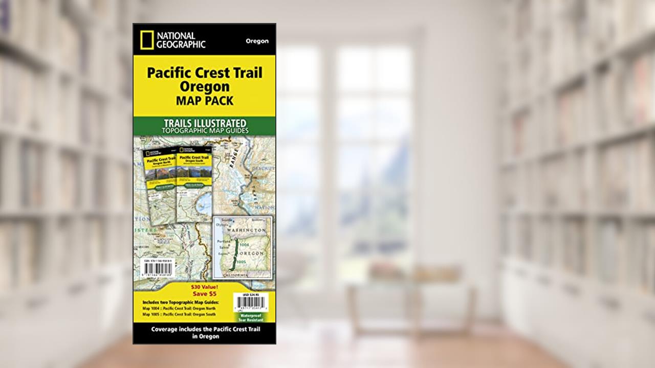 Pacific Crest Trail: Oregon [Map Pack Bundle] (National Geographic Trails Illustrated Map), written by National Geographic Maps - Trails Illustrated