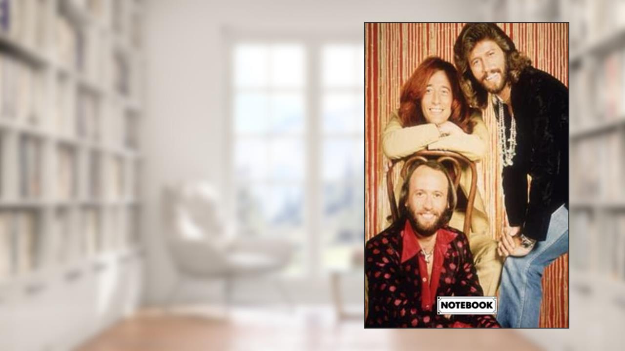 Bee Gees Notebook: /Journal/journal Great for Birthday or Christmas Gift: Perfect for taking notes , Sketching Soft Matte Cover #15, written by Corey K Megregianz