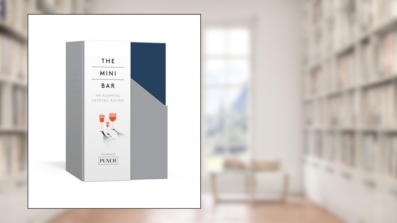 The Mini Bar: 100 Essential Cocktail Recipes; 8 Notebook Set, written by Editors of PUNCH