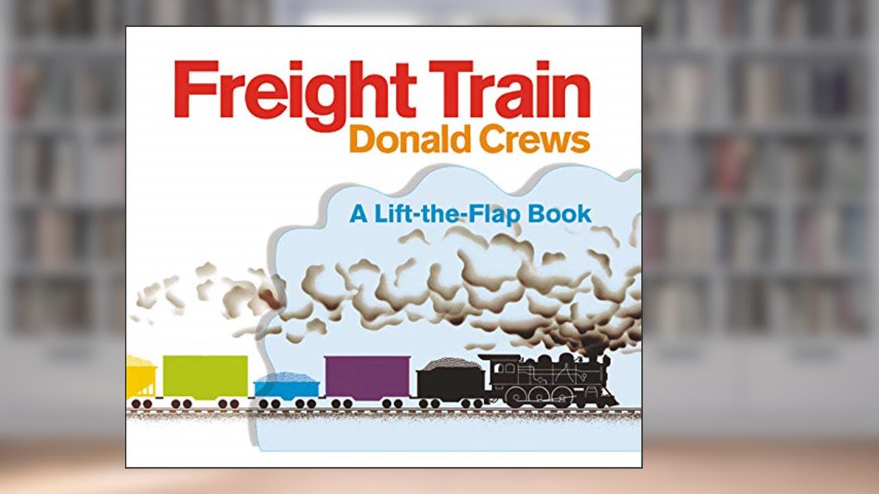 Freight Train Lift-the-Flap, written by Donald Crews