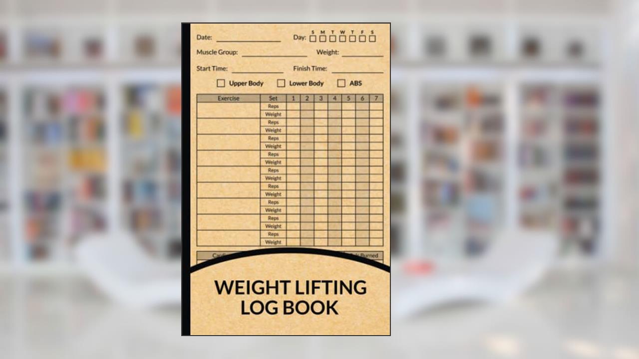 Weight Lifting Log Book: Workout and Fitness Record Tracker for Men and Women, written by Carlos Henry Johnson