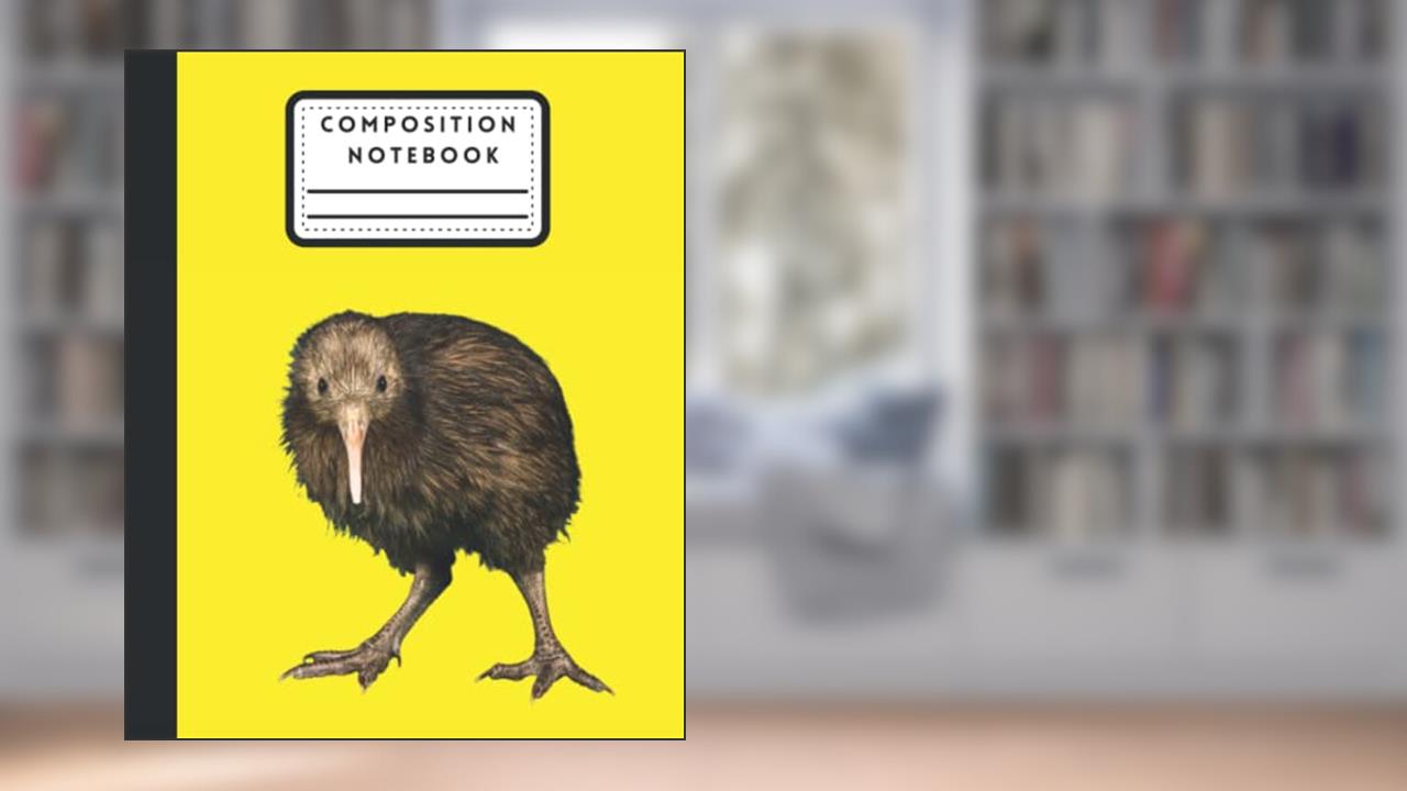 Kiwi Composition Notebook: Wide-Ruled, 7.5 x 9.25, 150 Pages, For kids, teens, and adults (Composition Notebooks), written by Feet on the Sofa