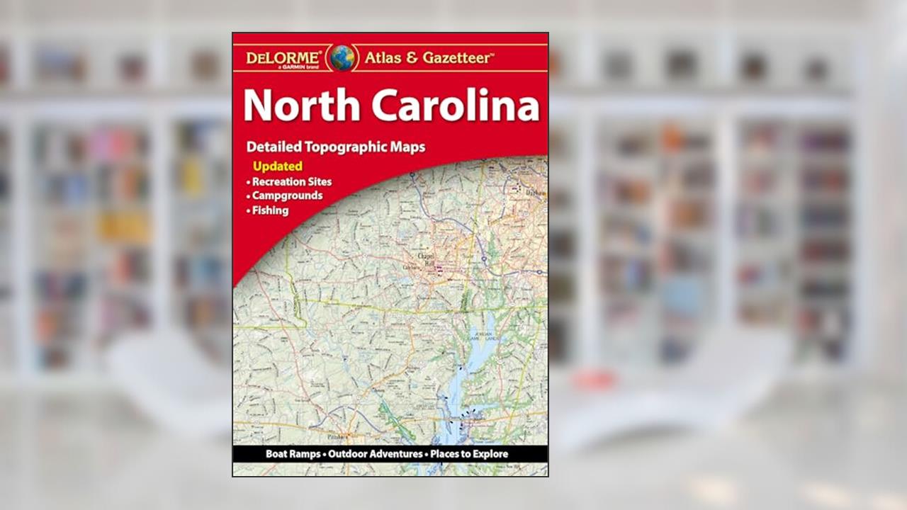 Delorme Atlas & Gazetteer North Carolina, written by Delorme