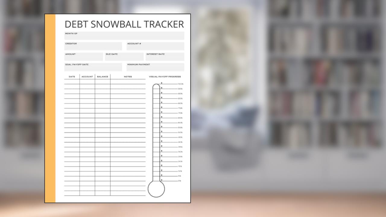 Debt Snowball Tracker: A Notebook To Help You Stay Motivated When Paying Off Debt - Simple DIY Debt Reduction Strategy Planner, written by Aggressive Rooster