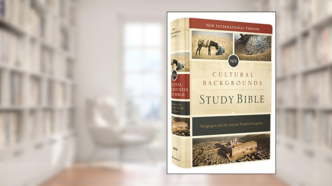 NIV, Cultural Backgrounds Study Bible (Context Changes Everything), Hardcover, Red Letter: Bringing to Life the Ancient World of Scripture, written by Zondervan