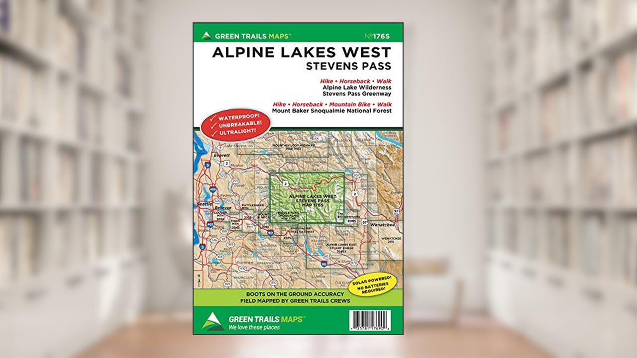 Alpine Lakes West Stevens Pass, WA No. 176S (Green Trails Maps), written by Green Trails Maps