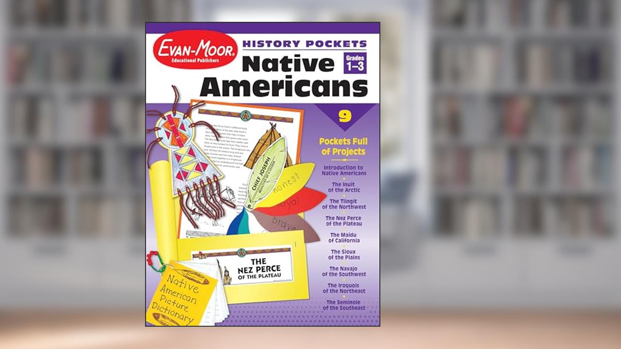 History Pockets: Native Americans, Grades 1-3, written by Evan-Moor Educational Publishers