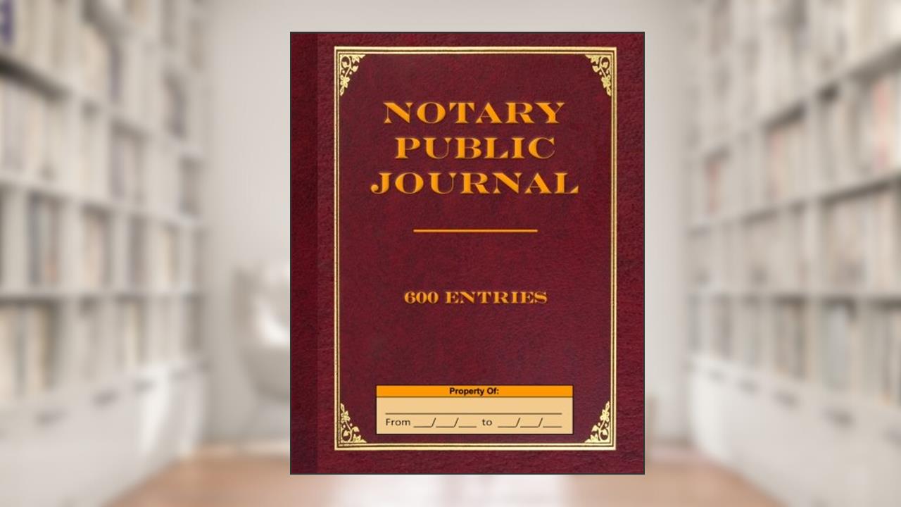 Notary Public Journal 600 Entries, written by Angelo Tropea