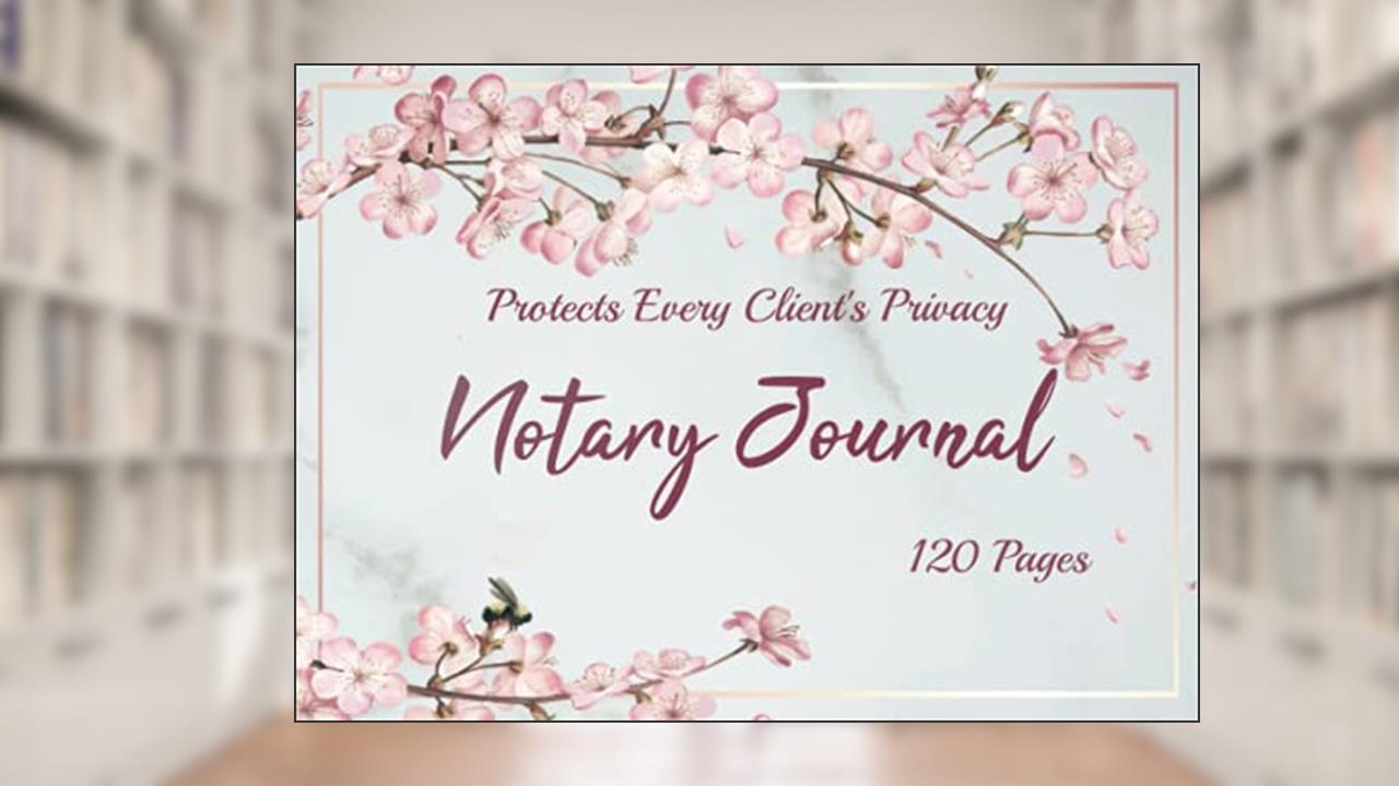Notary Journal: One Entry Per Page, Protects Every Client's Privacy, Notary Records Log Book, Notaries Logbook, Pink Cover, written by Oskar  N Rasmus