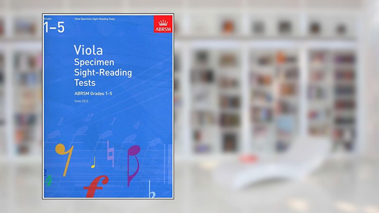 Viola Specimen Sight Reading Tests 1-5, written by DIVERS AUTEURS