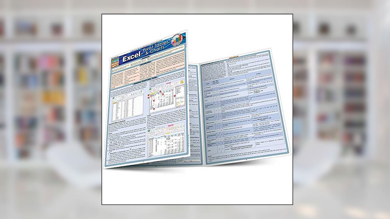 Excel: Pivot Tables & Charts QuickStudy Laminated Reference Guide (QuickStudy Computer), written by John Hales