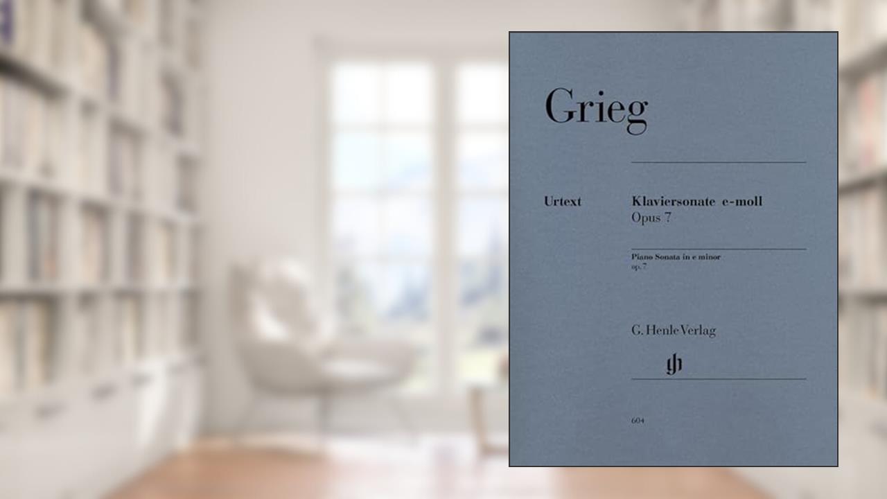 SONATE POUR PIANO EN MI MINEUR OP. 7, written by GRIEG EDVARD