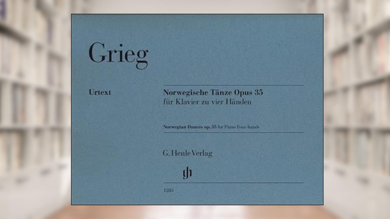 Grieg: Norwegian Dances, Op. 35 (Piano, 4-hands), written by Edvard Grieg