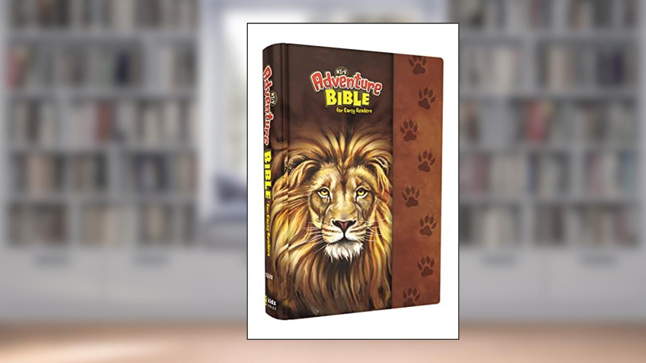 NIrV, Adventure Bible for Early Readers, Hardcover, Full Color, Magnetic Closure, Lion, written by Zondervan