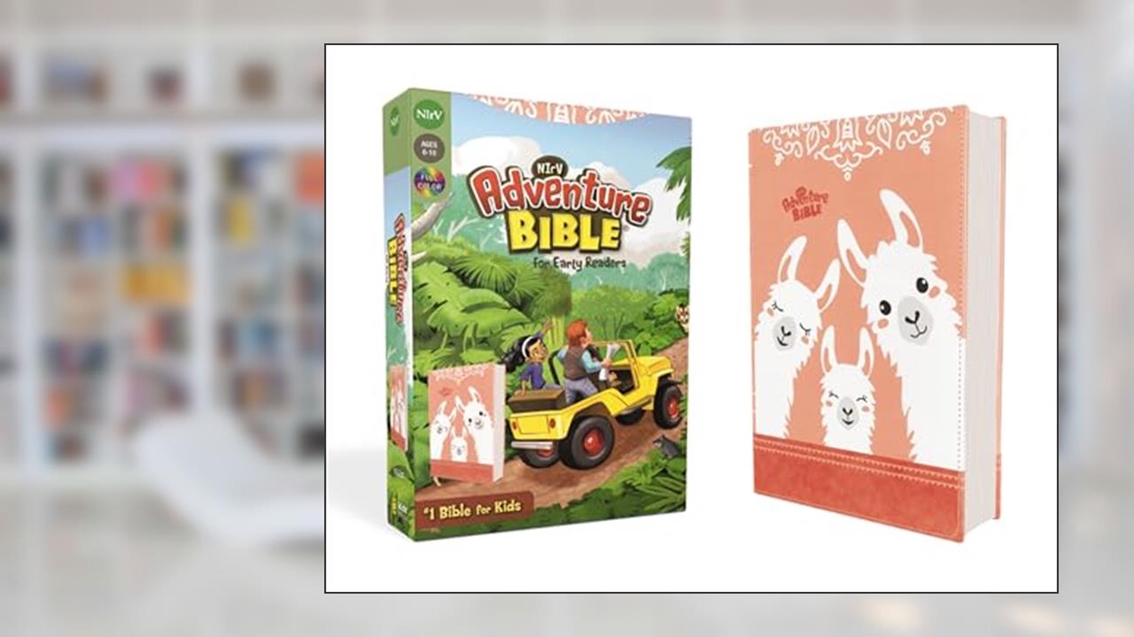 NIrV, Adventure Bible for Early Readers, Leathersoft, Coral, Full Color, written by Lawrence O. Richards