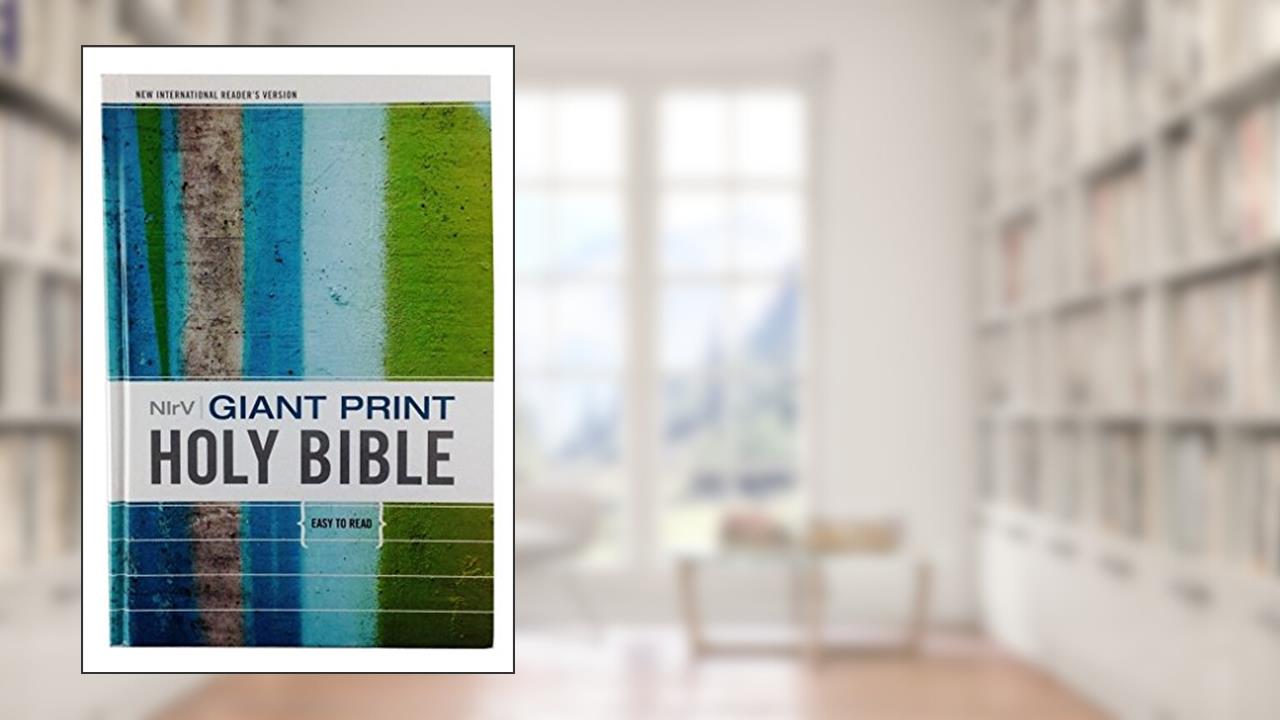 NIrV, Giant Print Holy Bible, Giant Print, Hardcover, written by Zondervan
