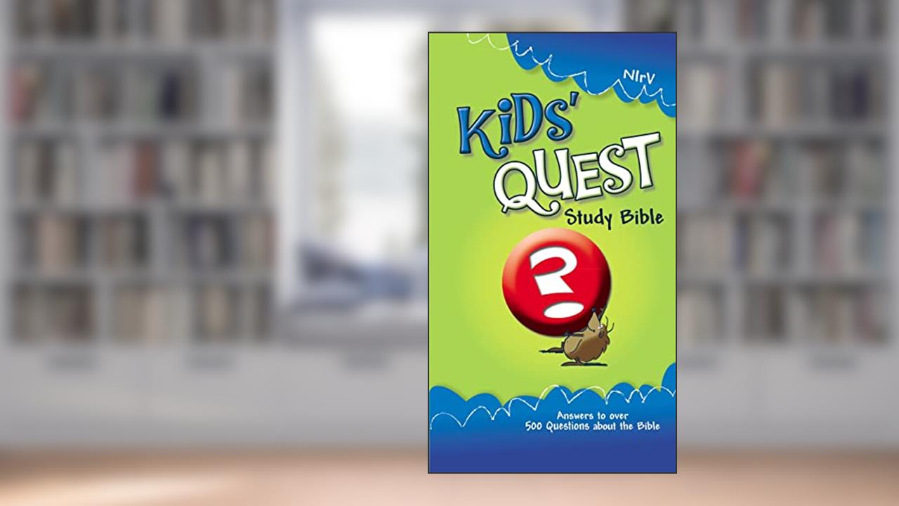 NIrV, Kids' Quest Study Bible, Hardcover: Real Questions, Real Answers (New International Readers Version), written by Zondervan