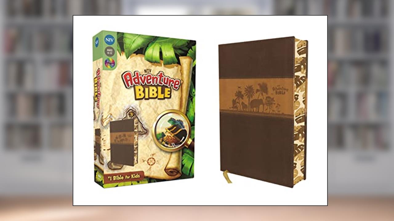 NIV, Adventure Bible, Leathersoft, Brown, Full Color, written by Zondervan