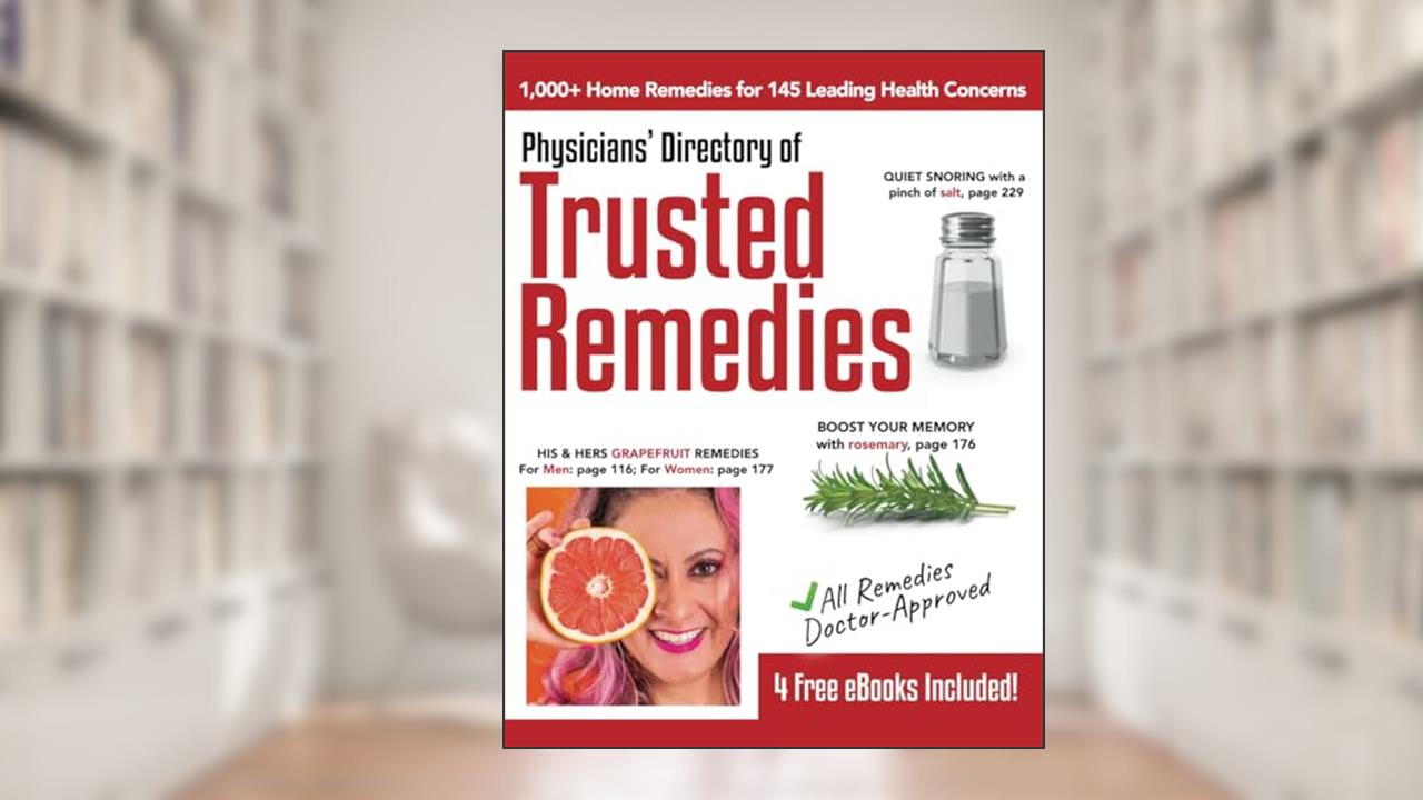 PHYSICIANS' DIRECTORY OF TRUSTED REMEDIES: 1,000+ Doctor-Approved Home Remedies for 145 Leading Health Concerns, written by Mark E Johnson