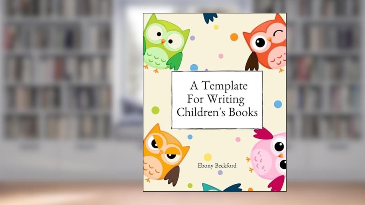 A Template For Writing Children's Books: A workbook for planning, writing and visualizing 2 children's book, 8x10, 130 pages, written by Ebony Beckford
