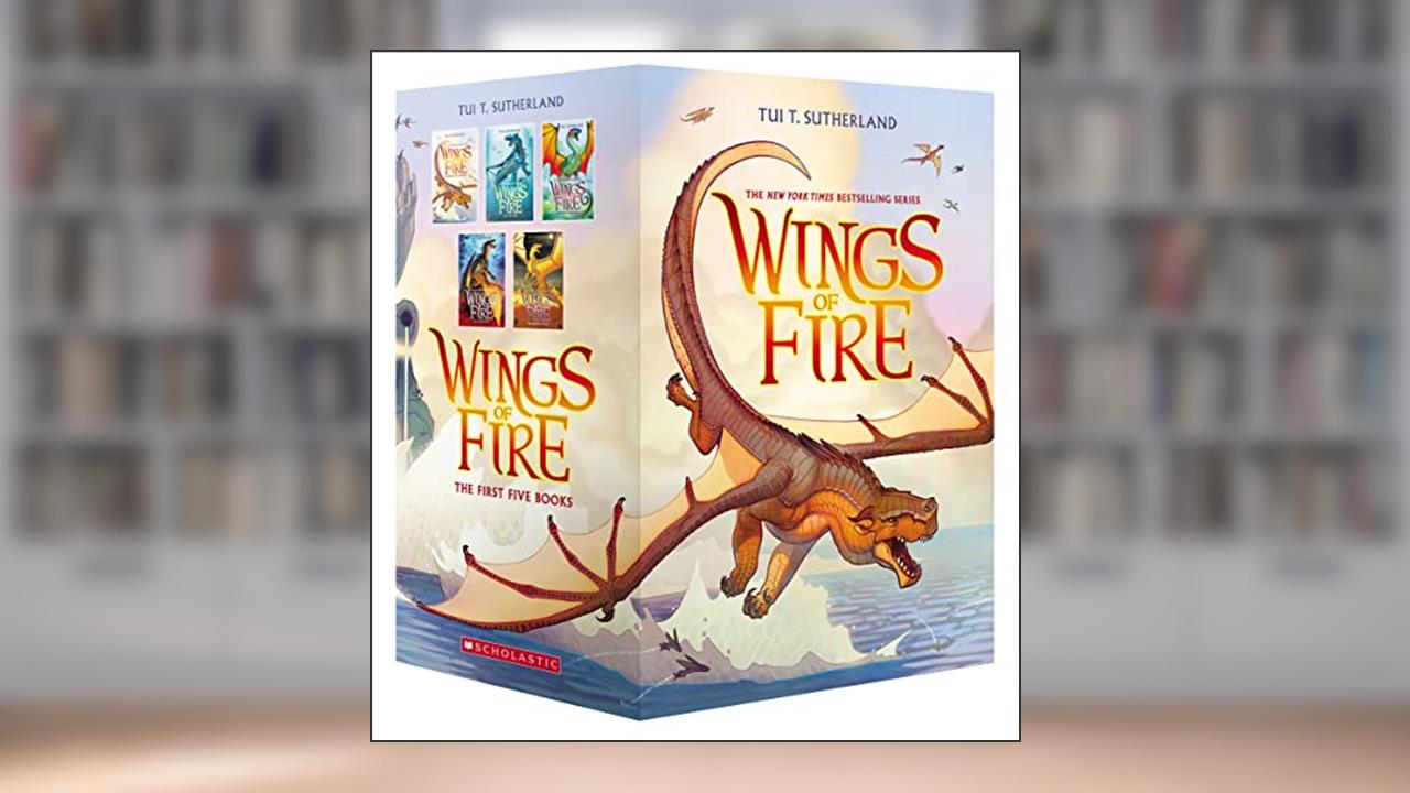 Wings of Fire Boxset, Books 1-5 (Wings of Fire), written by Tui T. Sutherland