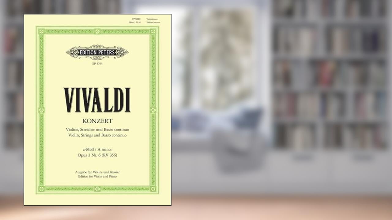 KONZERT A-MOLL OP.3 NR.6/ CONCERTO IN A MINOR OP.3 VIOLON, written by ANTONIO VIVALDI
