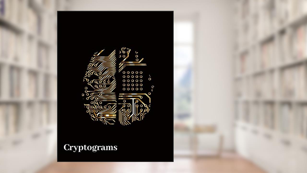 Cryptograms: Super cryptography puzzles to improve your brain, written by Creative Industry Designs