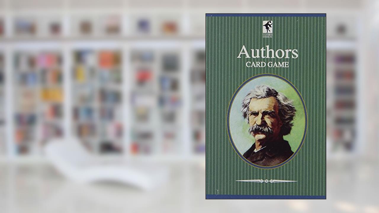 Authors Card Game (Authors & More), written by U.S. Games Systems; Inc.