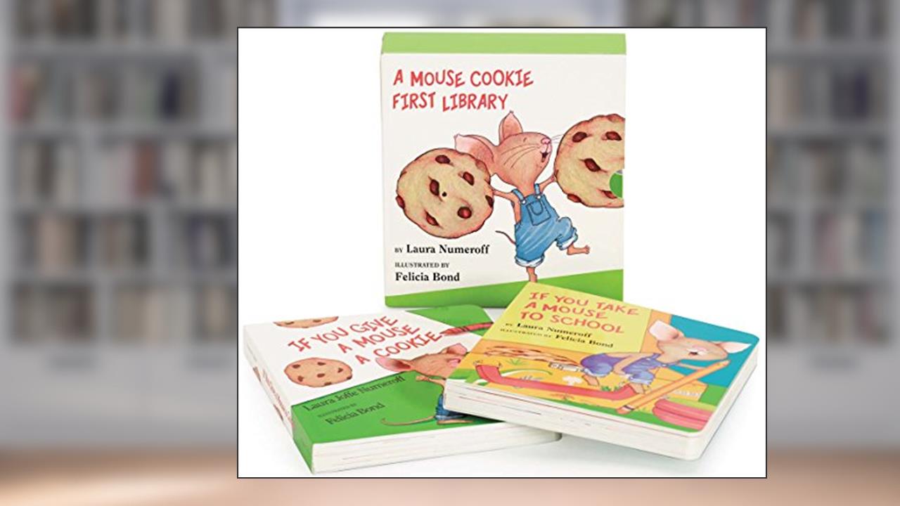 A Mouse Cookie First Library (If You Give...), written by Laura Numeroff
