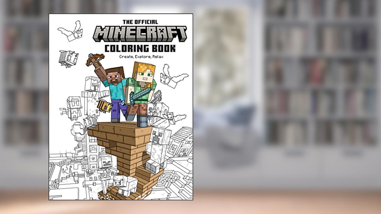 The Official Minecraft Coloring Book: Create, Explore, Relax!: Colorful Storytelling for Advanced Artists (Gaming), written by Insight Editions