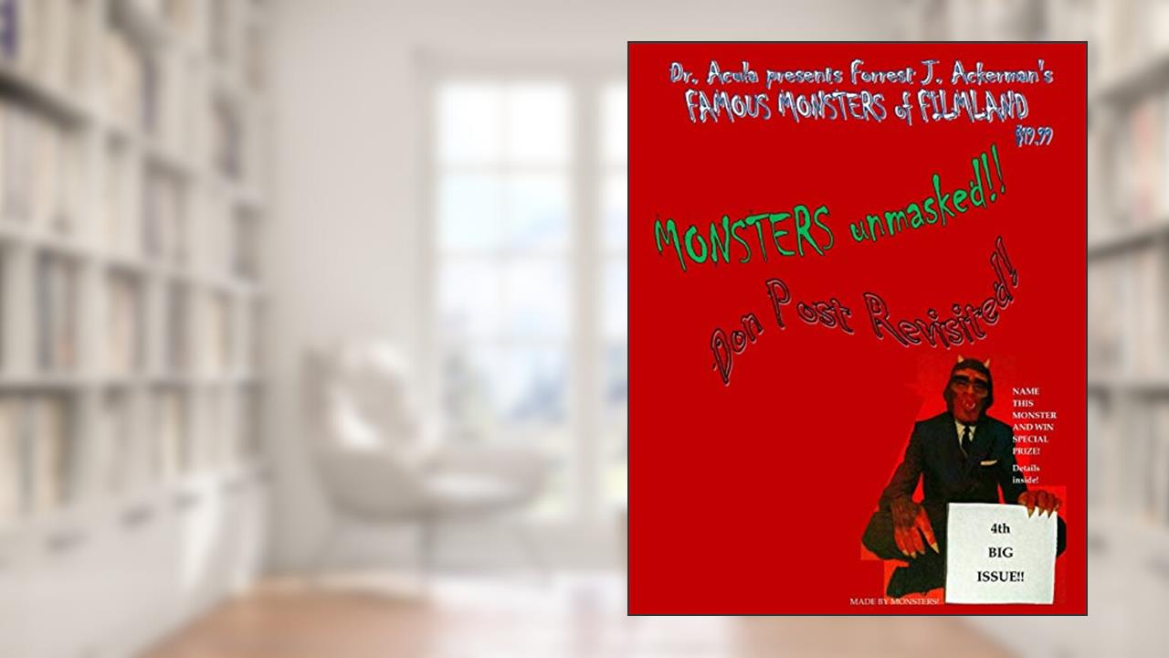 Dr. Acula presents Forrest J. Ackerman's Famous Monsters of Filmland, written by Forrest J Ackerman