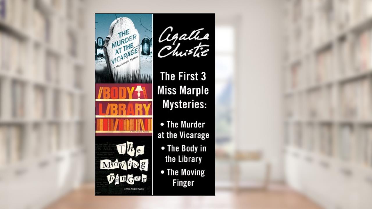 Miss Marple Bundle: The Murder at the Vicarage, The Body in the Library, and The Moving Finger (Miss Marple Mysteries), written by Agatha Christie